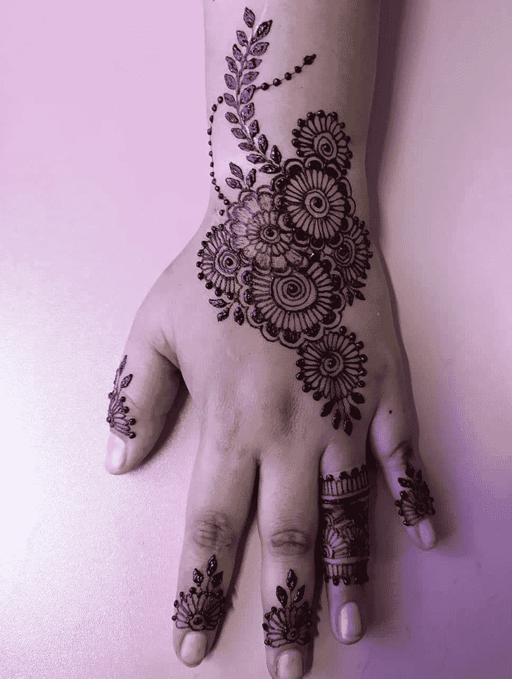 Pretty Boston Henna Design