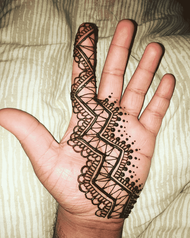 Captivating Boys Henna Design