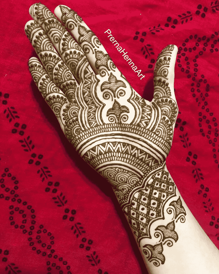 Magnetic Bridal Henna Design