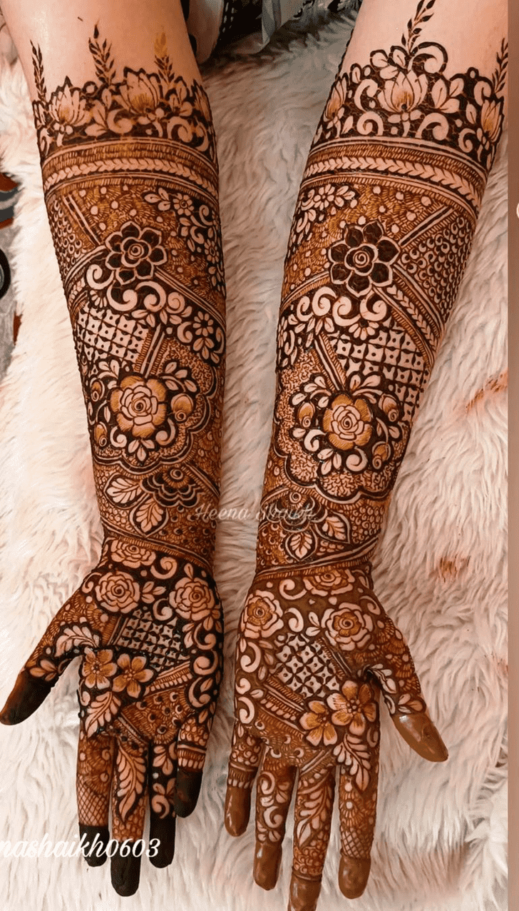Appealing Bride Henna Design
