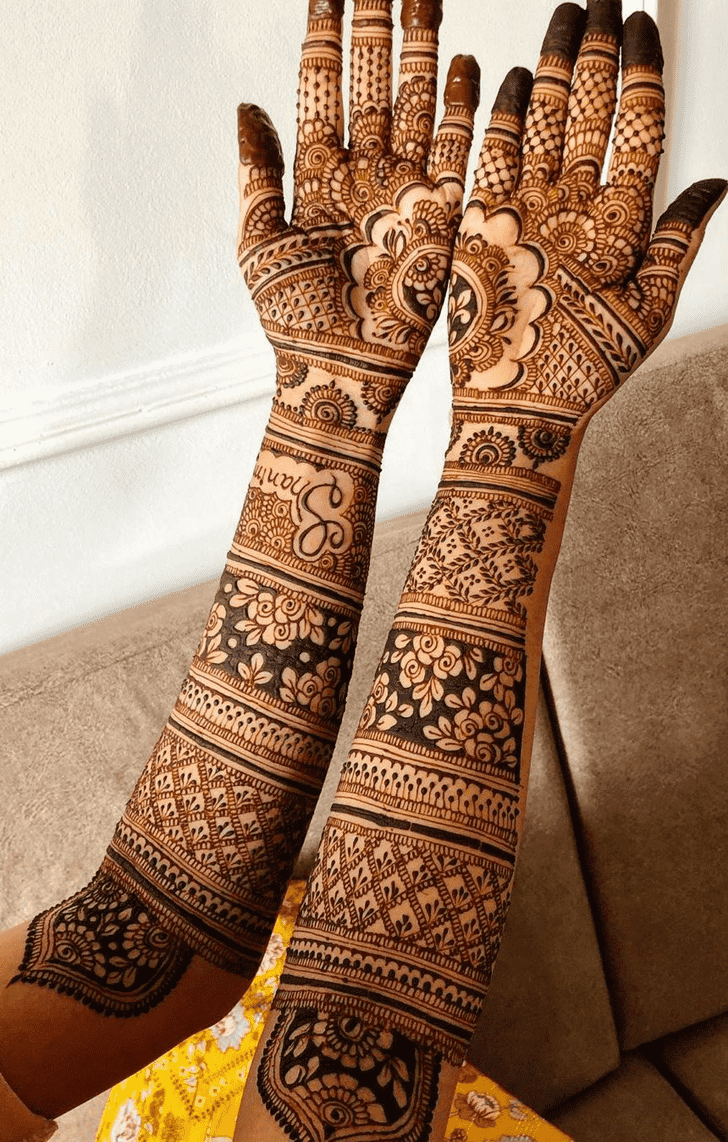 Radiant Bride Henna Design