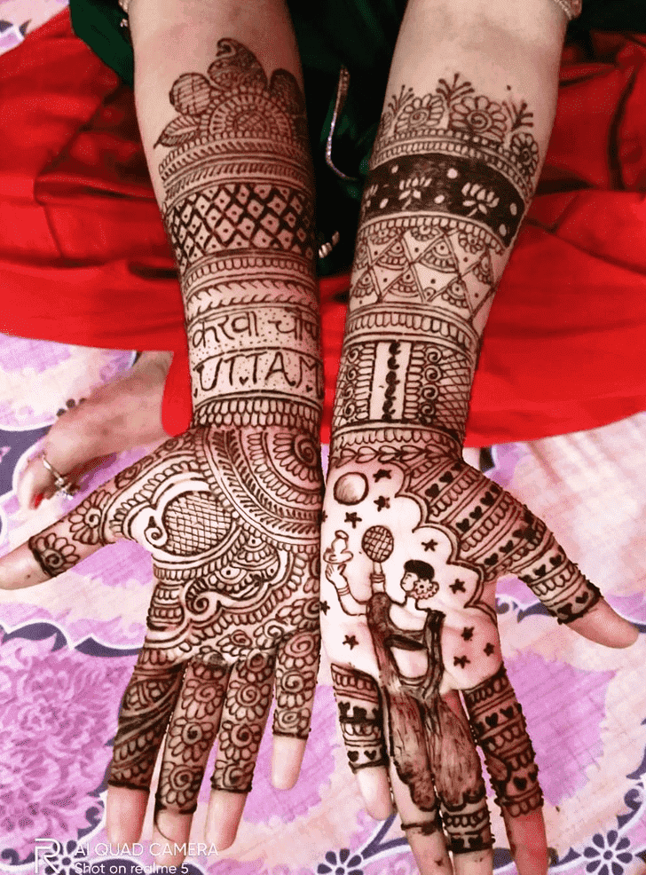 Appealing Canada Henna Design