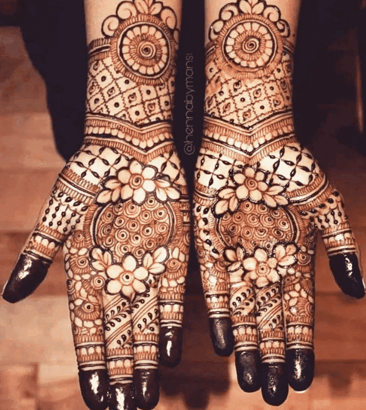 Pleasing Canada Henna Design