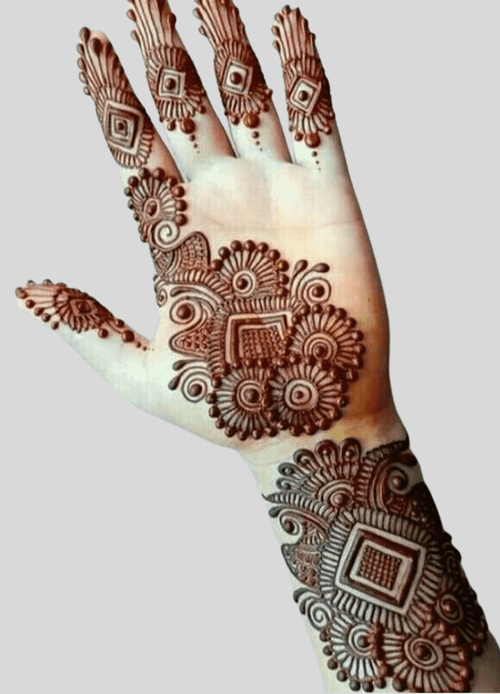 Fascinating Chile Henna Design