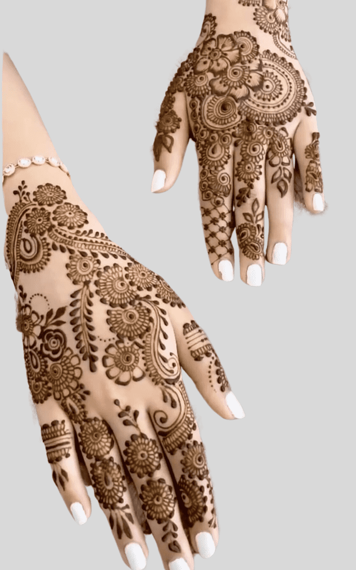 Resplendent Chile Henna Design