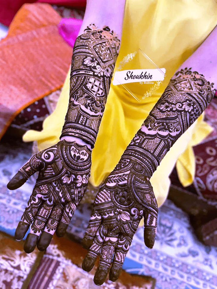 Delicate China Henna Design