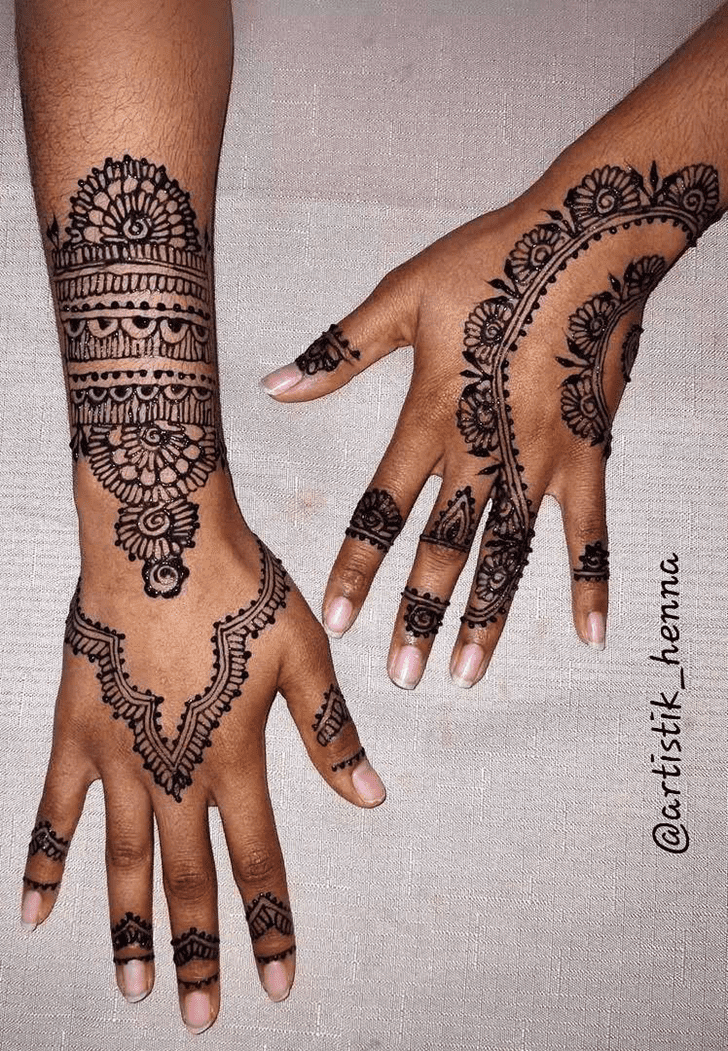 Magnificent China Henna Design