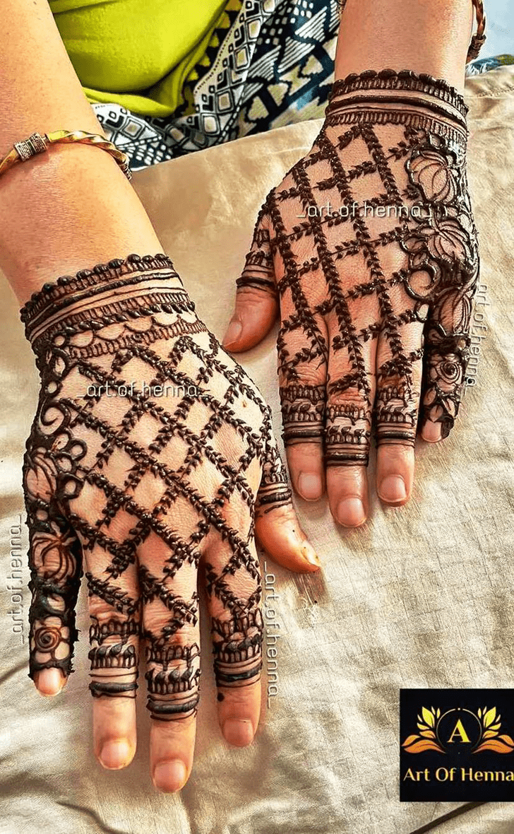 Refined China Henna Design