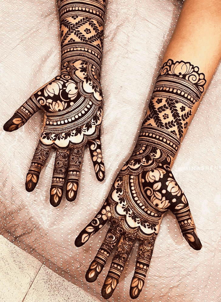 Comely Chinese Henna Design