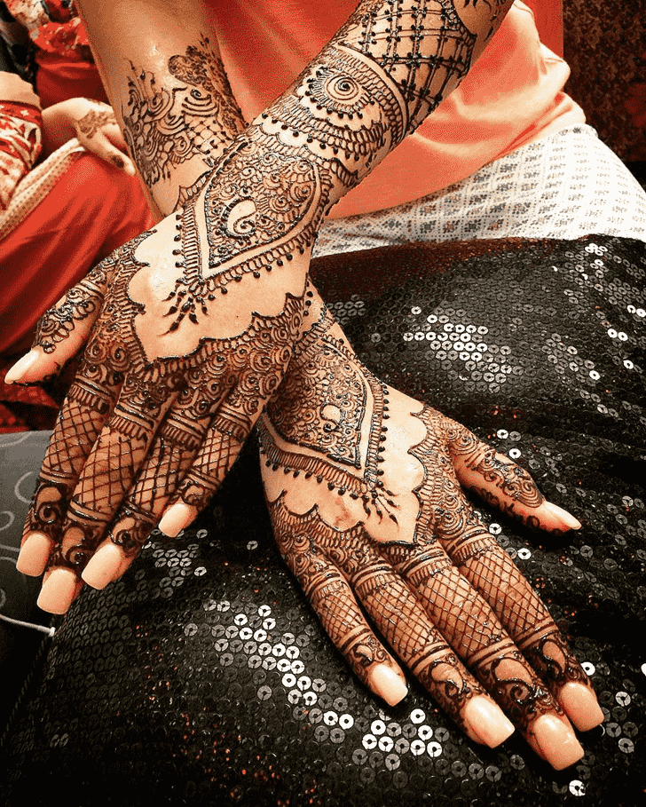 Exquisite Coimbatore Henna Design