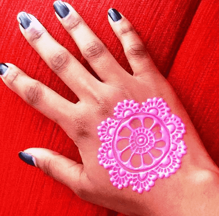 Excellent Coloured Henna Design