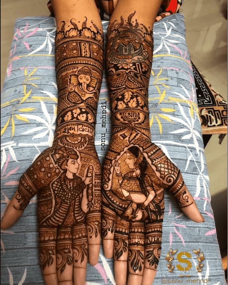 Radiant Comilla Henna Design