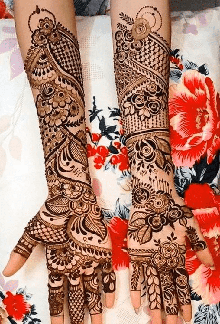 Appealing Creative Henna Design