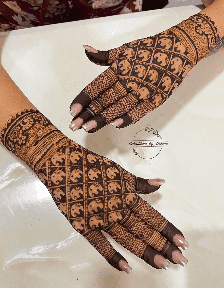 Magnetic Creative Henna Design