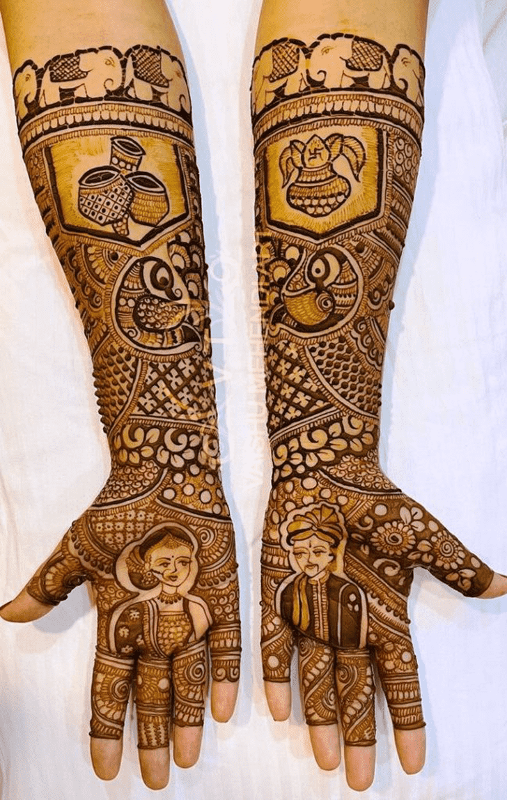 Wonderful Creative Mehndi Design