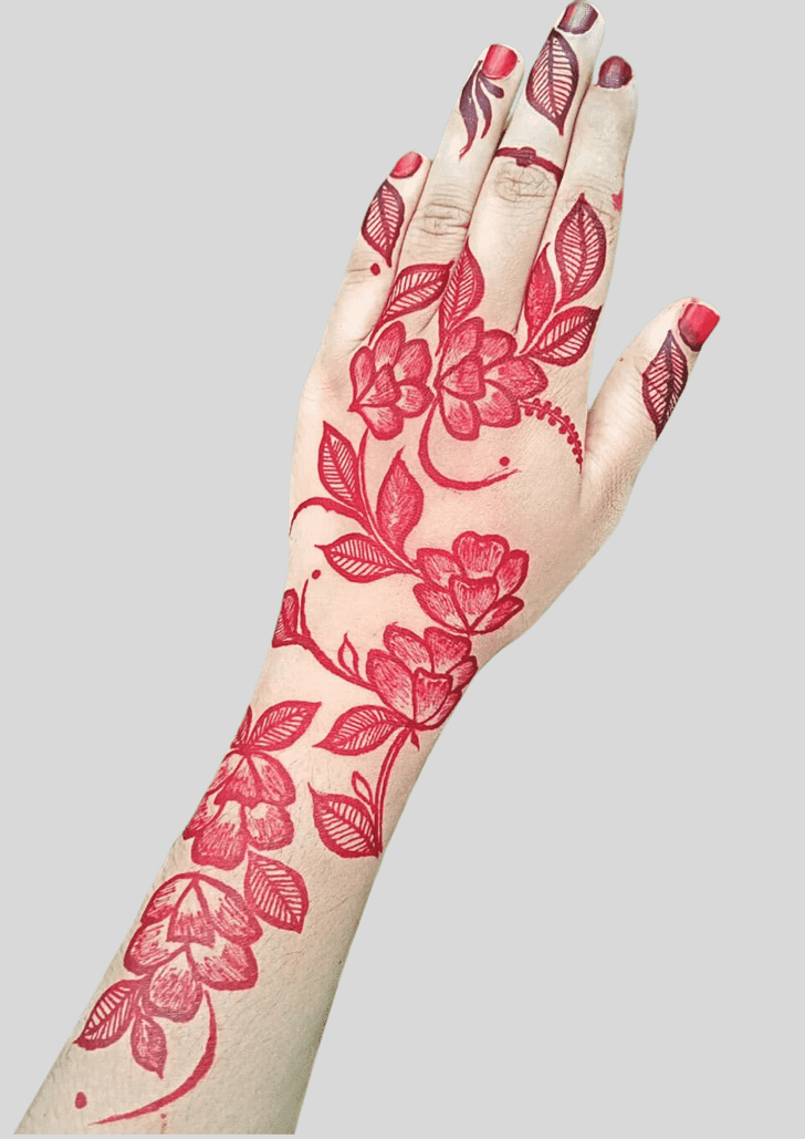 Charming Cuba Henna Design