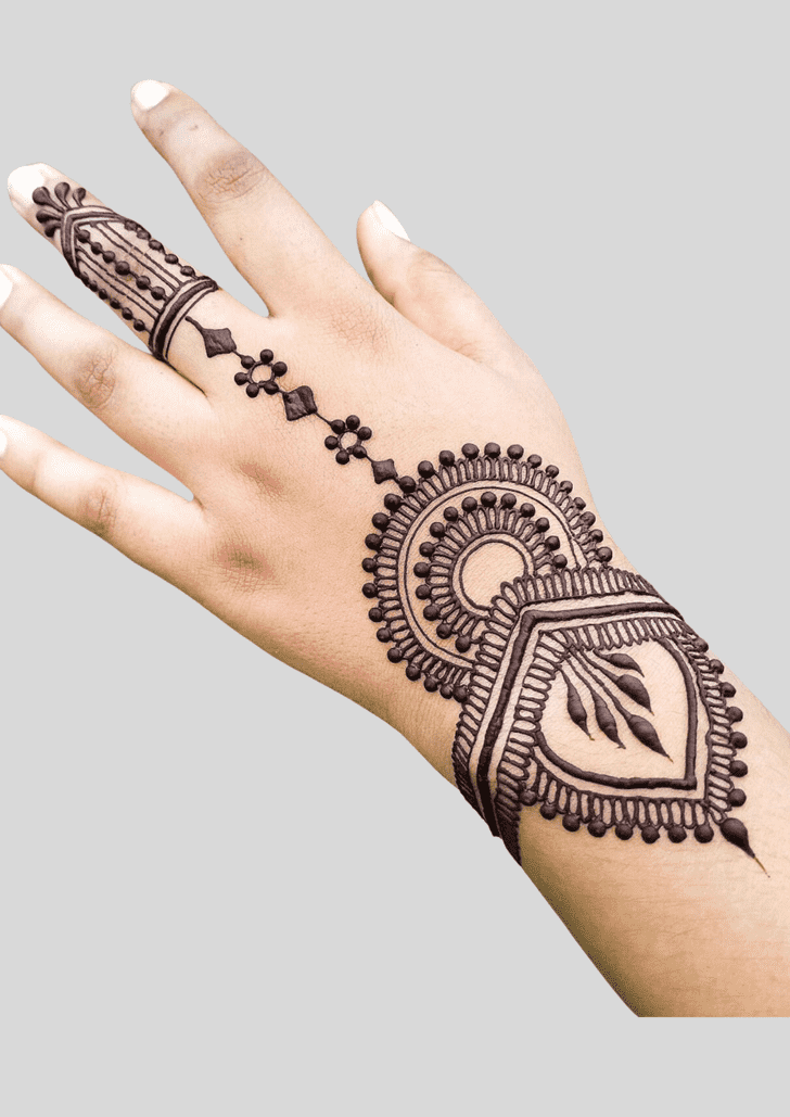 Delightful Cuba Henna Design