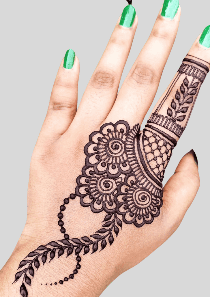 Arm Cuba Henna Design