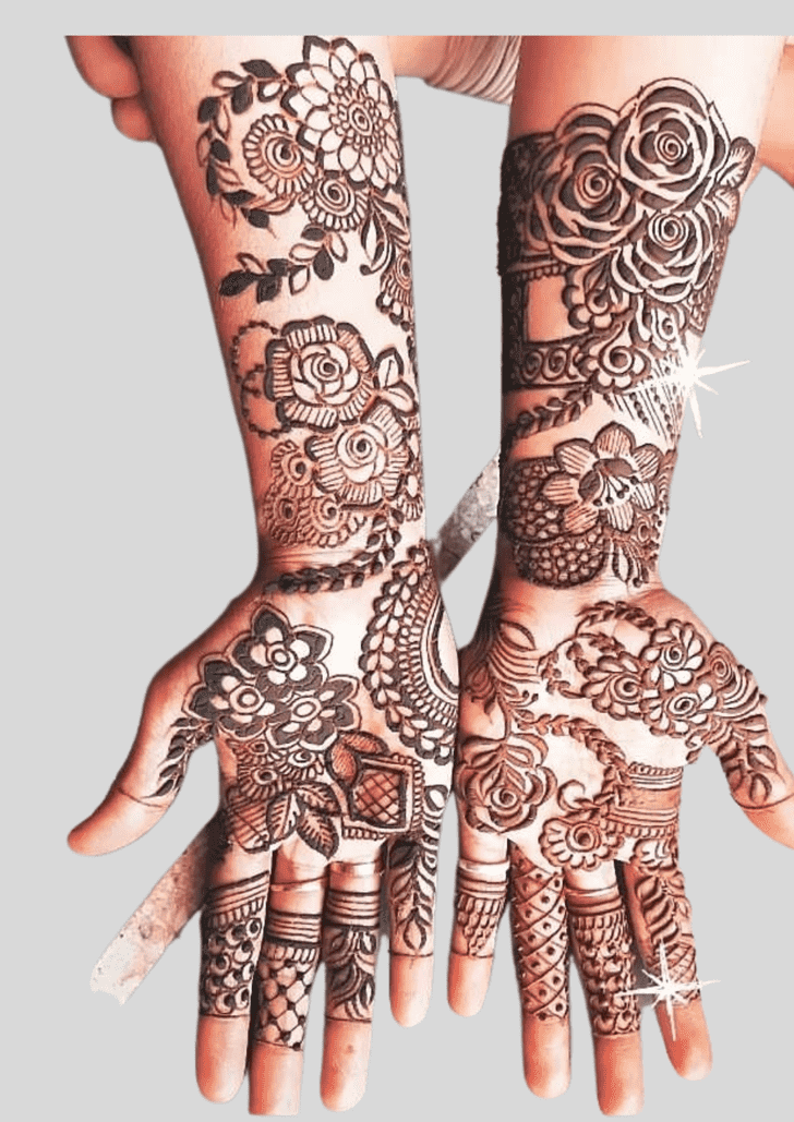 Enticing Cuba Henna Design