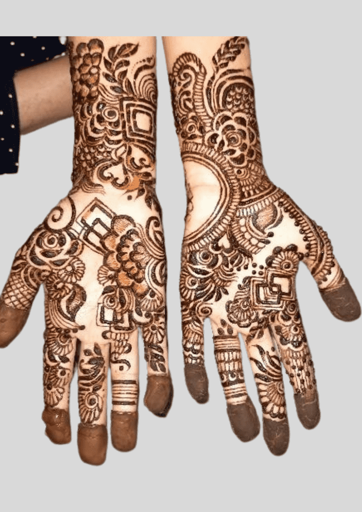 Fascinating Cuba Henna Design