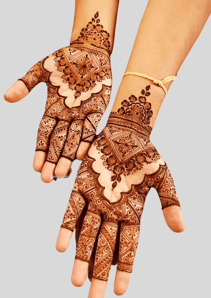 Mesmeric Cuba Henna Design