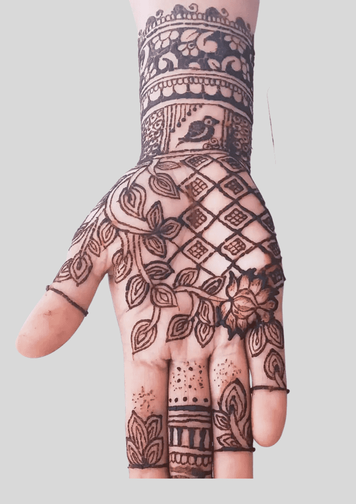 Wonderful Cuba Mehndi Design