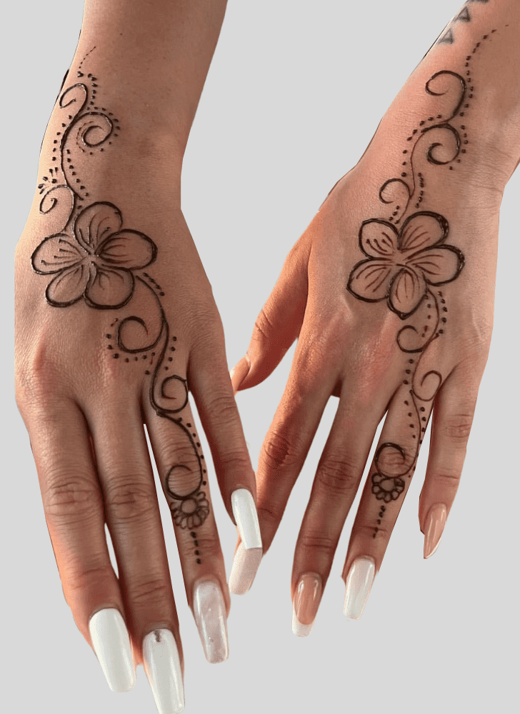 Alluring Cultural Henna Design