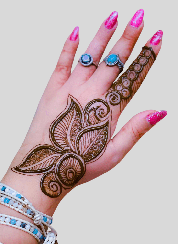 Appealing Cultural Henna Design