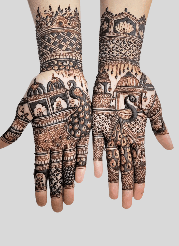 Elegant Cultural Henna Design