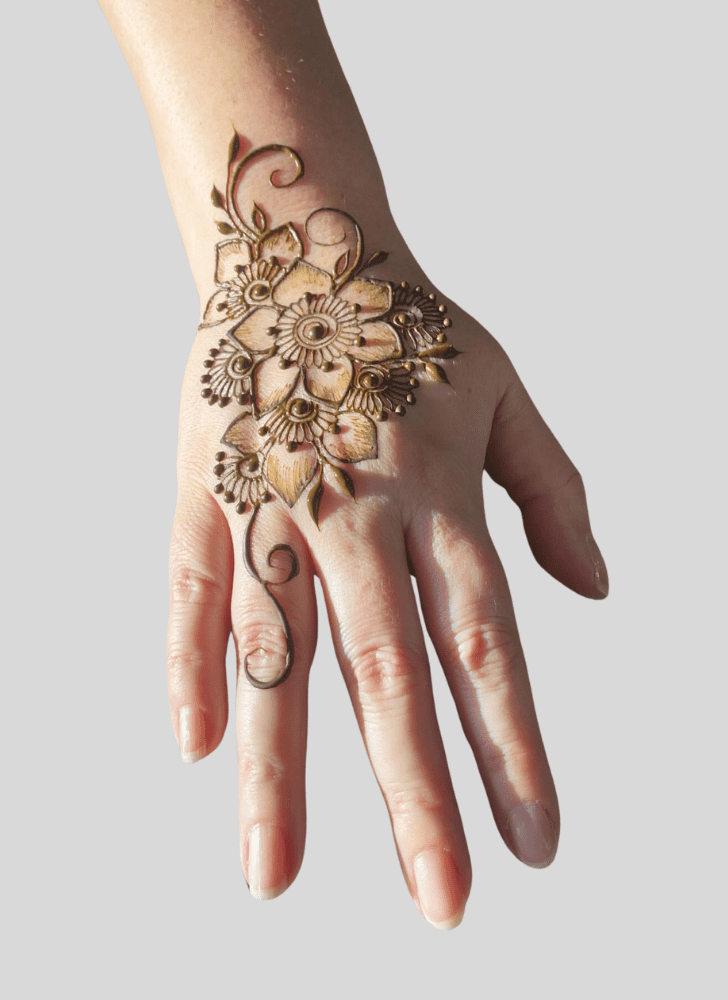 Exquisite Cultural Henna Design