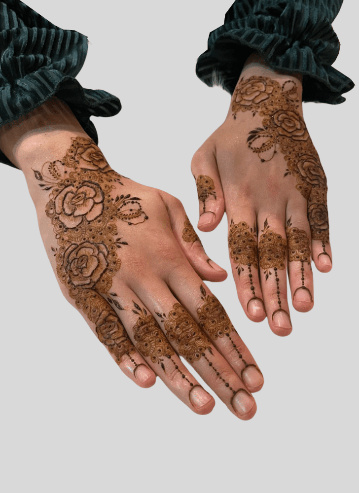 Pleasing Cultural Henna Design