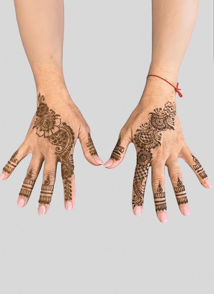 Refined Cultural Henna Design