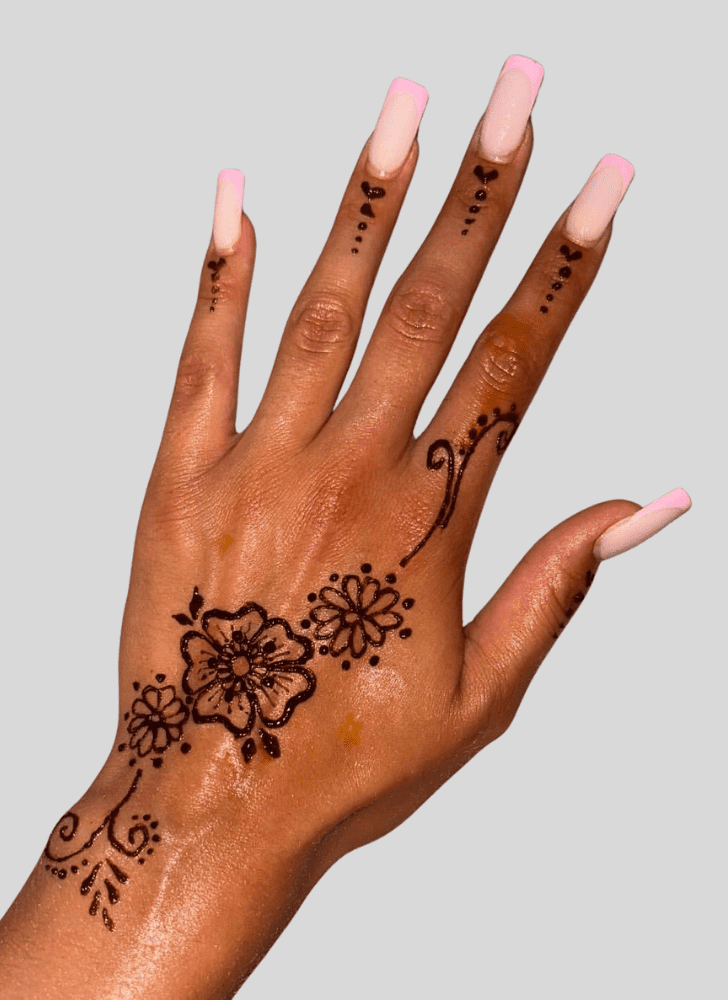 Admirable Cute Mehndi design