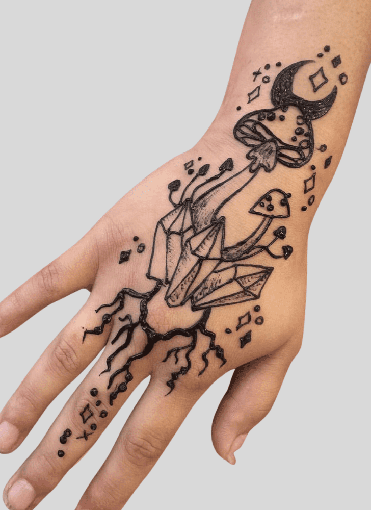 Bewitching Cute Henna design