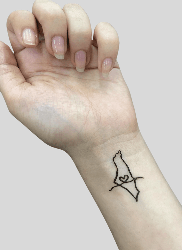 Charming Cute Henna design