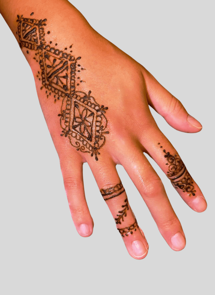 Delicate Cute Henna design