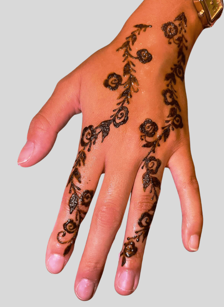 Delightful Cute Henna design