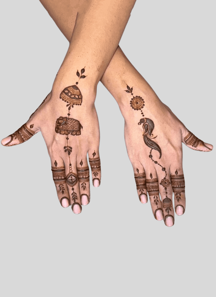 Elegant Cute Henna design