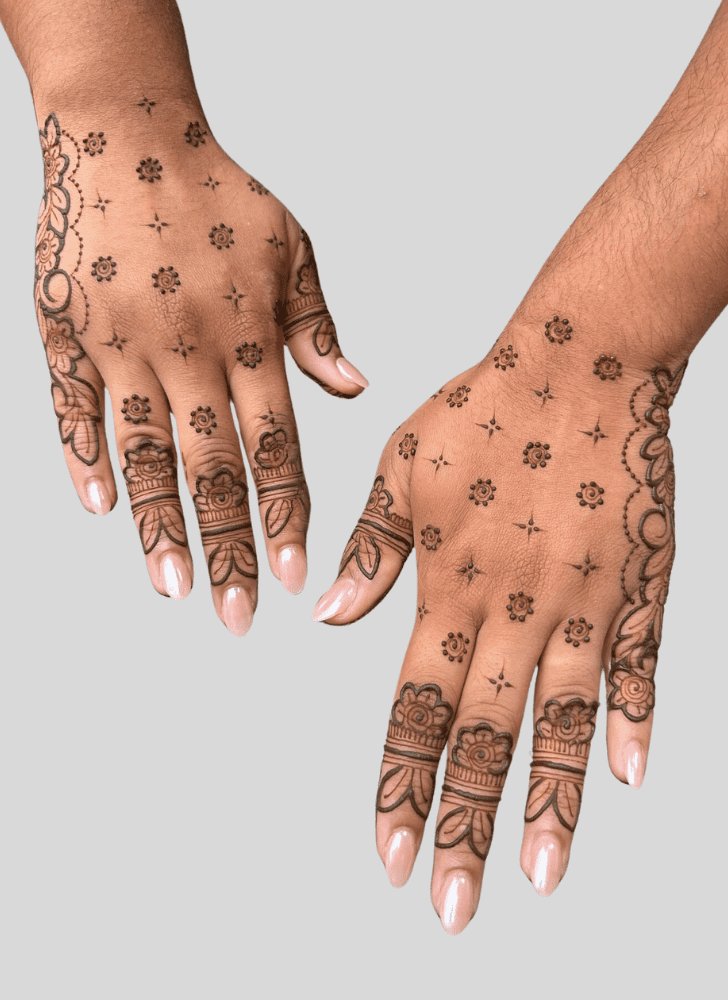 Enthralling Cute Henna design