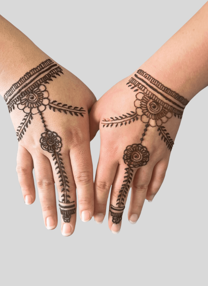 Enticing Cute Henna design