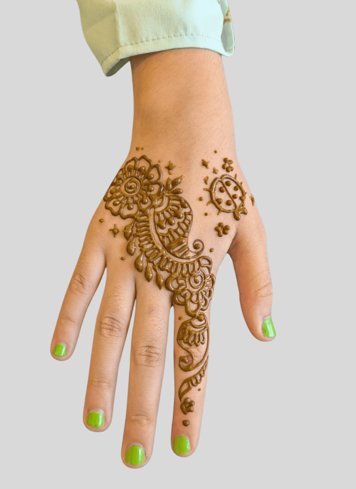 Good Looking Cute Henna design