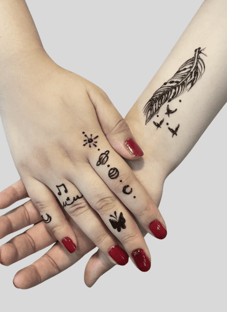 Ideal Cute Henna design