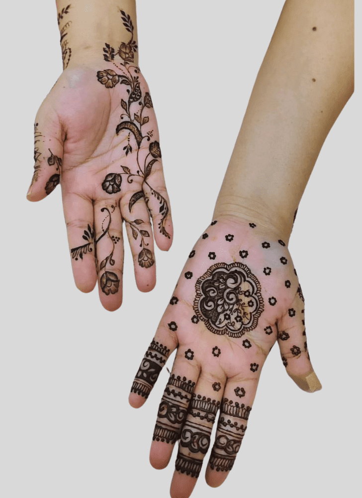 Marvelous Cute Henna design