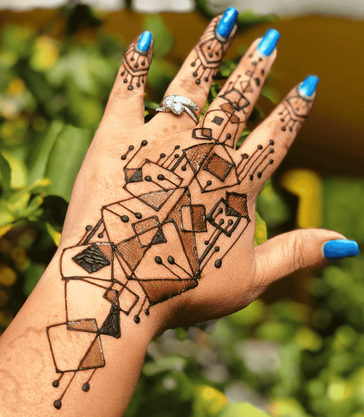 Refined Cute Henna design