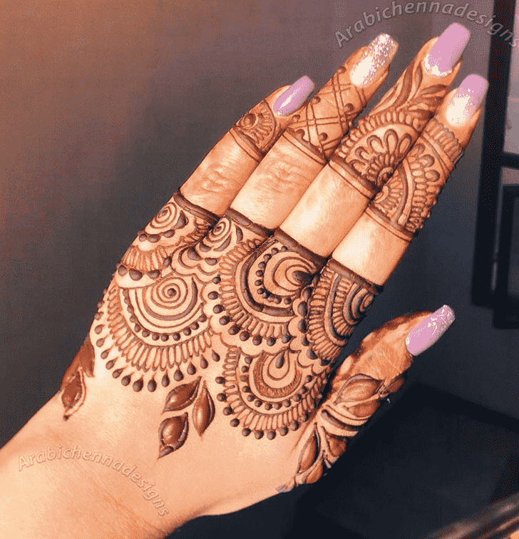 Beauteous Dainty Henna Design