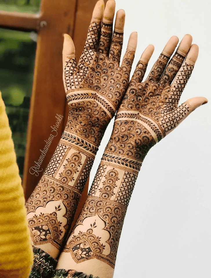 Classy Dalhousie Henna Design