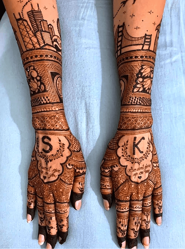 Delightful Dalhousie Henna Design