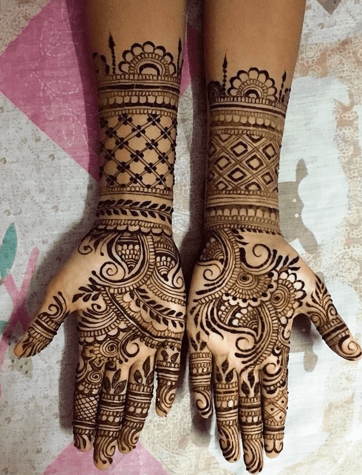 Fine Dalhousie Henna Design