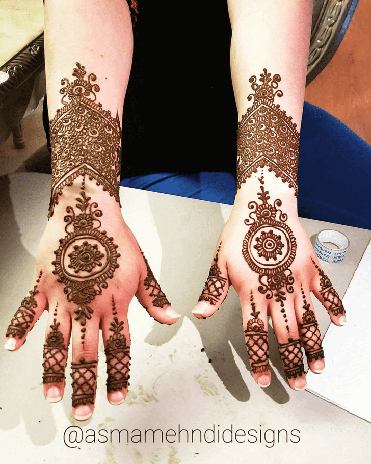 Marvelous Dalhousie Henna Design