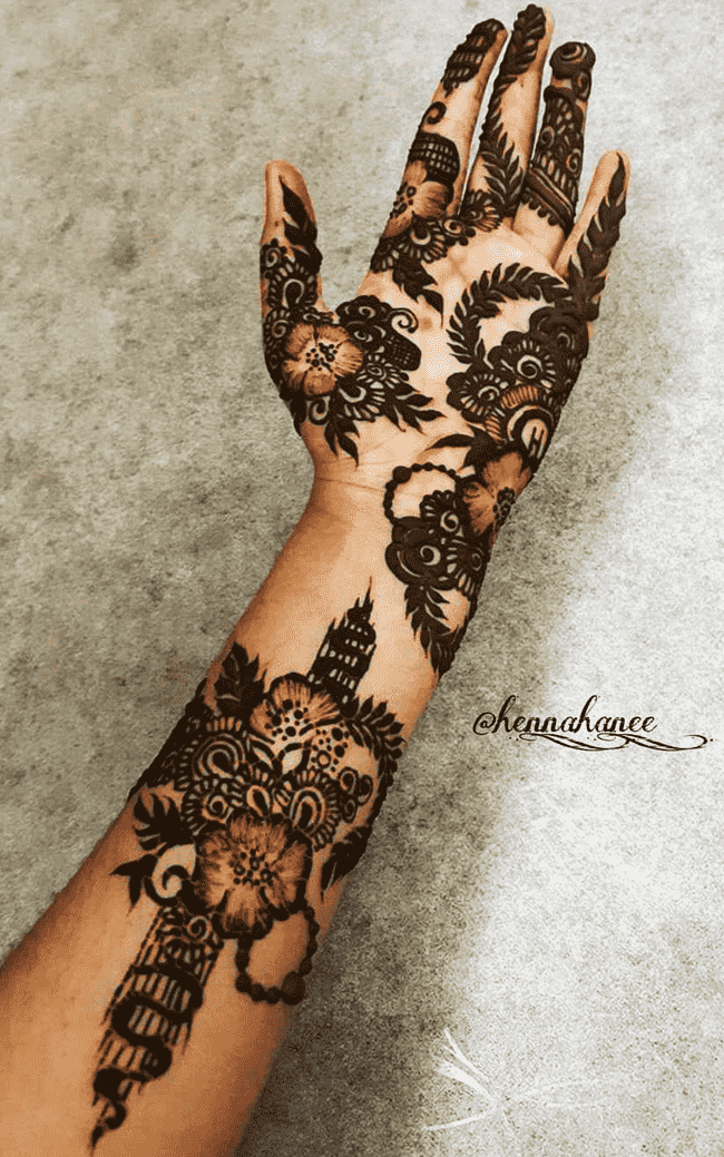 Beauteous Darjeeling Henna Design
